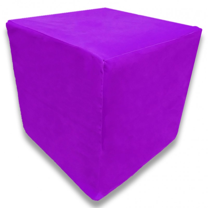 Пуф Кубик Фиолетовый (Велюр)