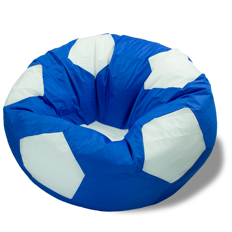 Кресло-мешок Мяч Сине-Белый