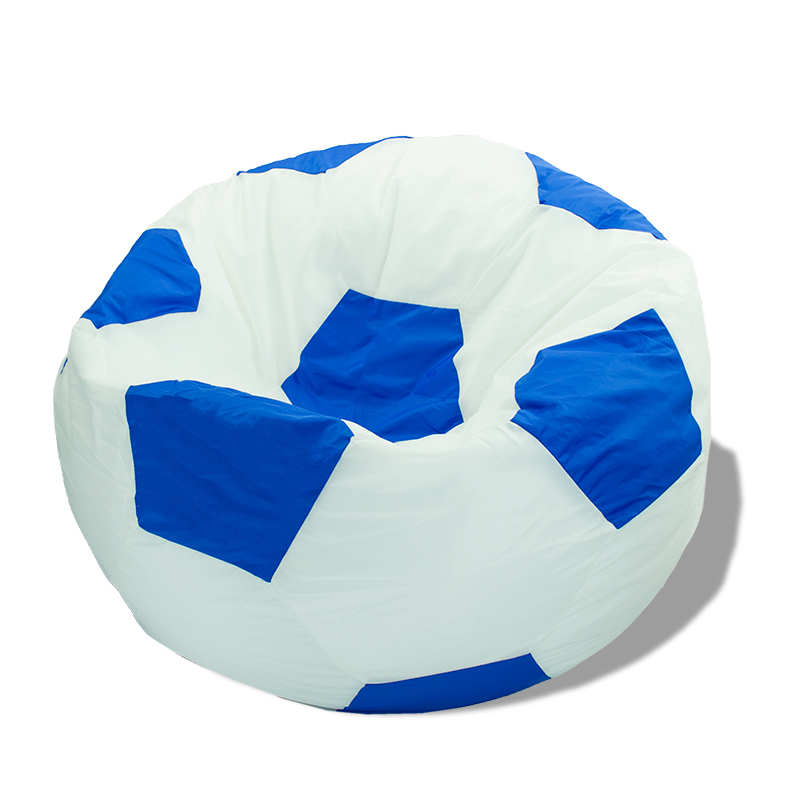 Кресло-мешок Мяч Бело-синий