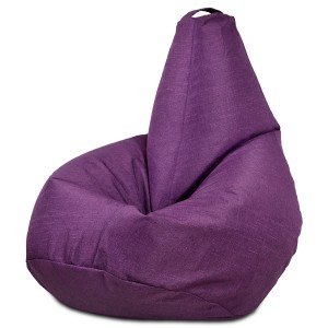 Кресло-мешок груша Фиолетовая (Рогожка)