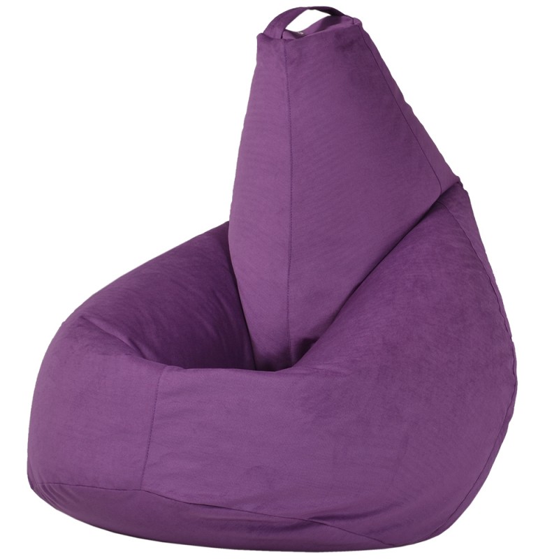 Кресло-мешок груша Фиолетовый (Велюр)