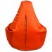 Кресло-мешок груша Оранжевый (Велюр)