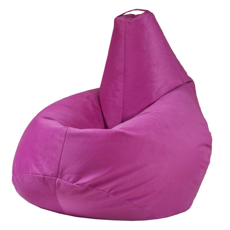 Кресло-мешок груша Розовый (Велюр)
