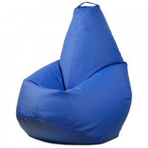 Кресло-мешок Груша Синяя (Экокожа)
