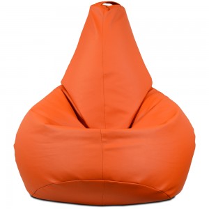 Кресло-мешок Груша Оранжевая (Экокожа)