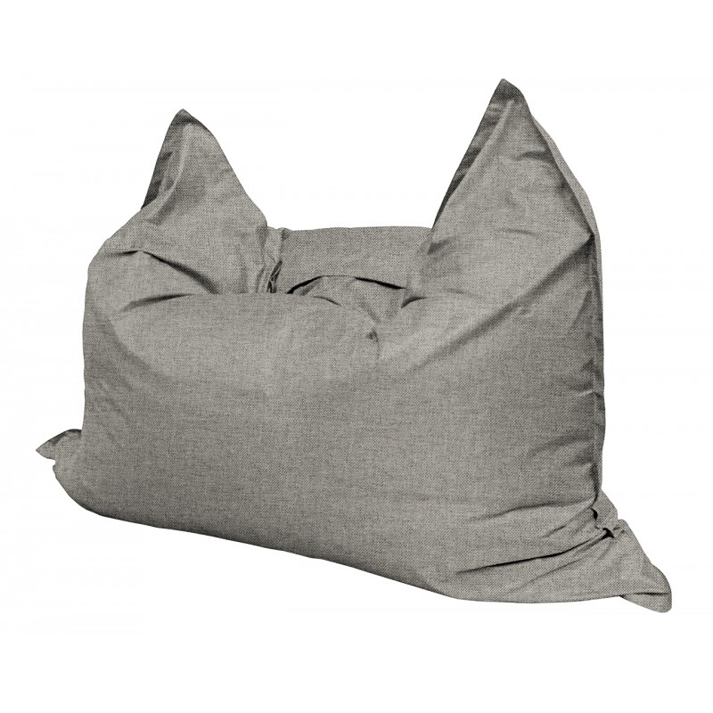 Кресло мешок Подушка Relax цвет Тёмно-серый(материал Рогожка) 