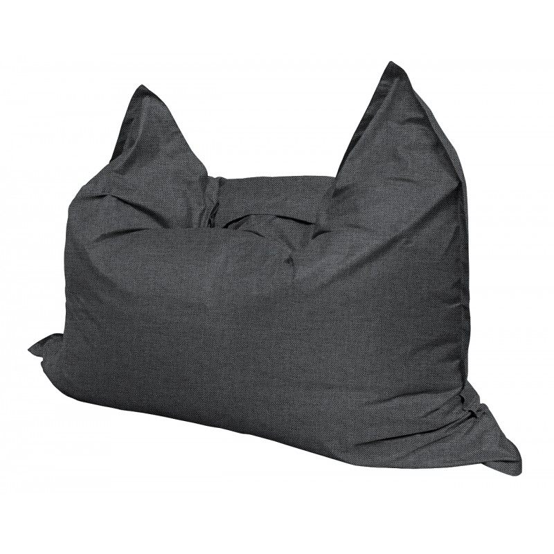 Кресло мешок Подушка Relax цвет Черный (материал Рогожка) 