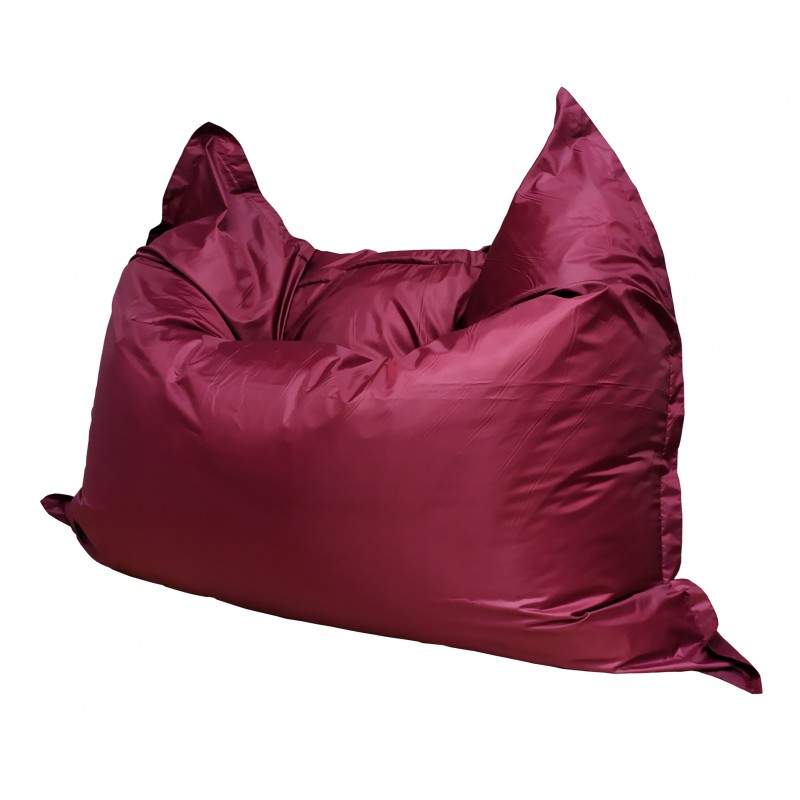 Мягкое кресло-мешок Подушка цвет Бордовый (материал Дюспо)