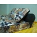 Бескаркасный диван 140х90х40см, цвет Париж, материал Велюр, Sofa Roll Long , Puffmebel 