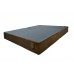 Бескаркасный Диван 140х90х40, цвет коричневый, материал Велюр, Sofa Roll Long, Puffmebel