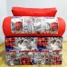 Бескаркасный диван 80х90х40см, цвет лондон, материал Велюр, Sofa Roll , Puffmebel 