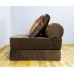 Бескаркасный диван80х90х40см, цвет Нью-Сити, материал Велюр, Sofa Roll , Puffmebel 
