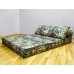 Бескаркасный диван 140х90х40см, цвет Наска, материал Велюр, Sofa Roll Long , Puffmebel 