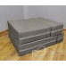 Бескаркасный диван 80х80х40, цвет серый, материал Рогожка, Sofa Fom, Puffmebel