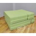 Бескаркасный диван 80х80х40, цвет салатовый , материал Рогожка, Sofa Fom, Puffmebel
