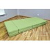 Бескаркасный диван 80х80х40, цвет салатовый , материал Рогожка, Sofa Fom, Puffmebel