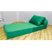 Бескаркасный диван 80х90х40см, цвет светло-зелёный, материал Велюр, Sofa Roll , Puffmebel 