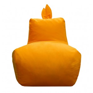 Кресло-мешок Заяц Оранжевый (Велюр)