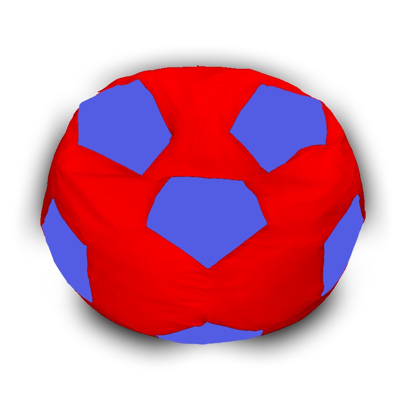 Кресло-мешок Мяч Красно-Синий
